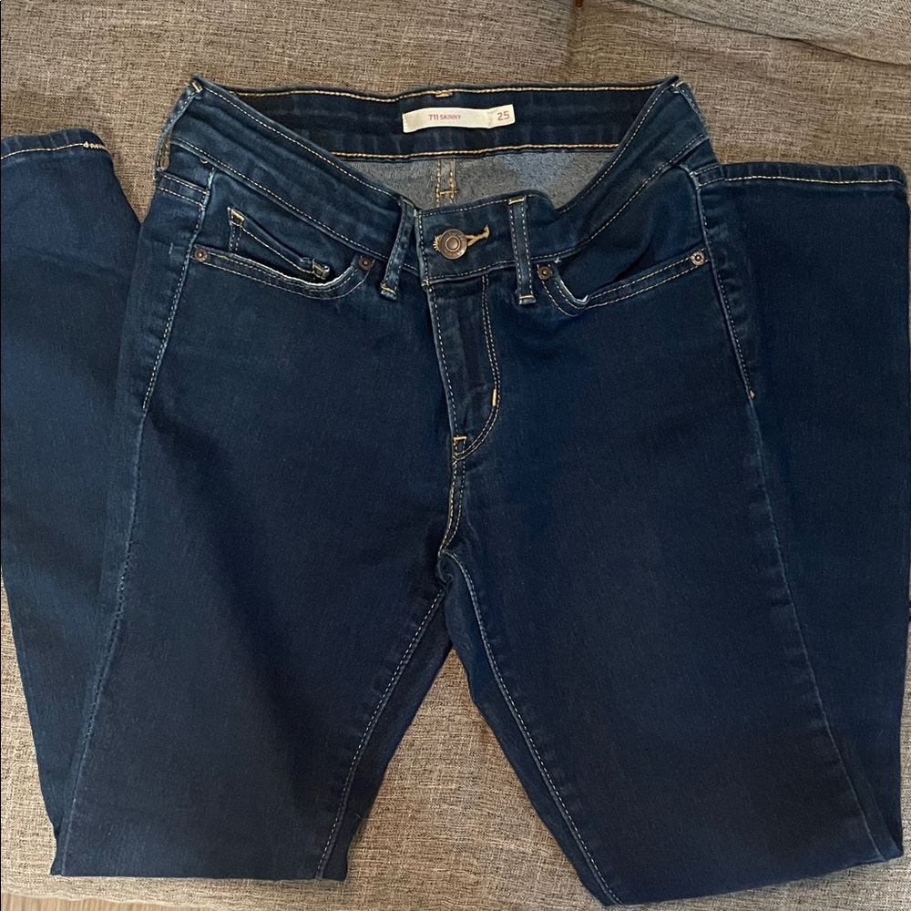 Levi 711 Skinny Jeans - Indigo
